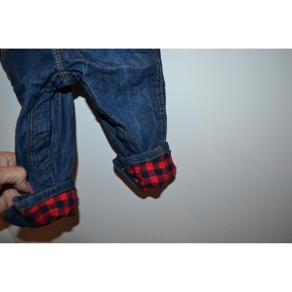 Vintage Overalls Osh Kosh Heart and Flannel Lining - Picture 5 of 6